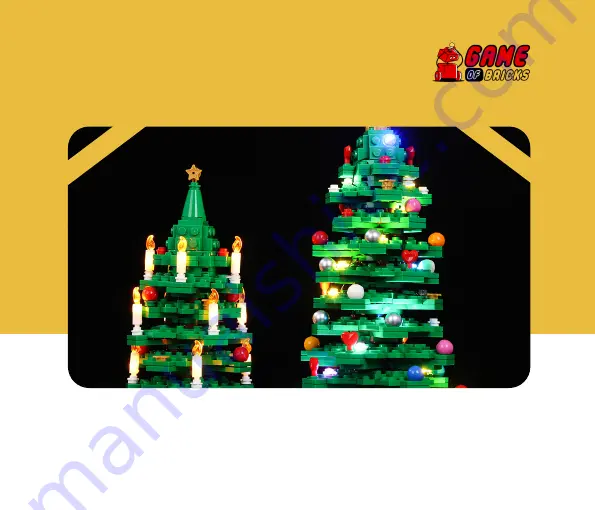 GAME OF BRICKS Light Kit for Christmas Tree Скачать руководство пользователя страница 1