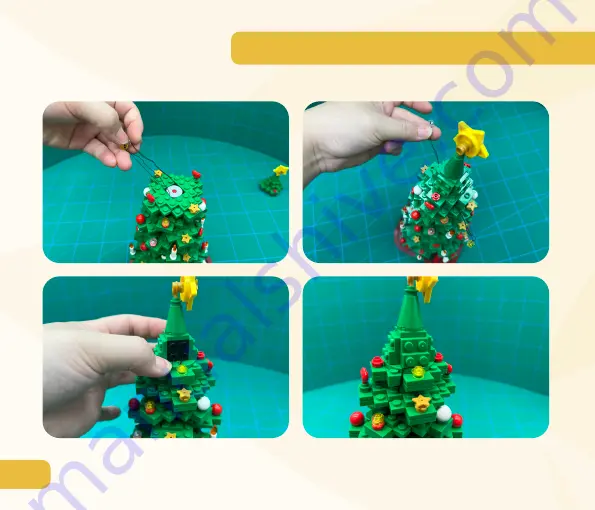 GAME OF BRICKS Light Kit for Christmas Tree Instruction Manual Download Page 28