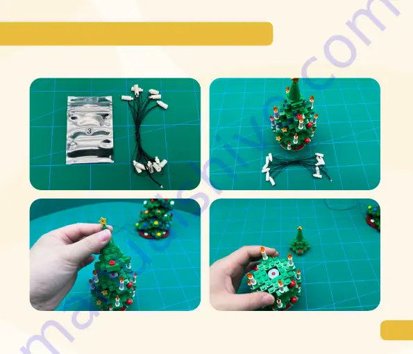 GAME OF BRICKS Light Kit for Christmas Tree Instruction Manual Download Page 59