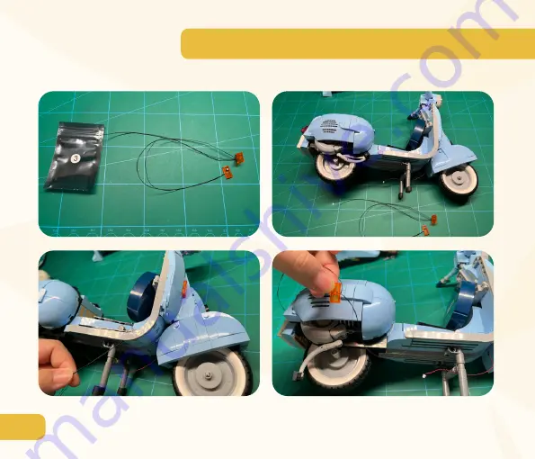 GAME OF BRICKS Vespa 125 10298 Скачать руководство пользователя страница 12