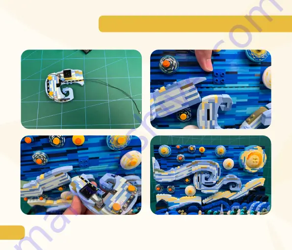 GAME OF BRICKS Vincent van Gogh The Starry Night 21333 Скачать руководство пользователя страница 22