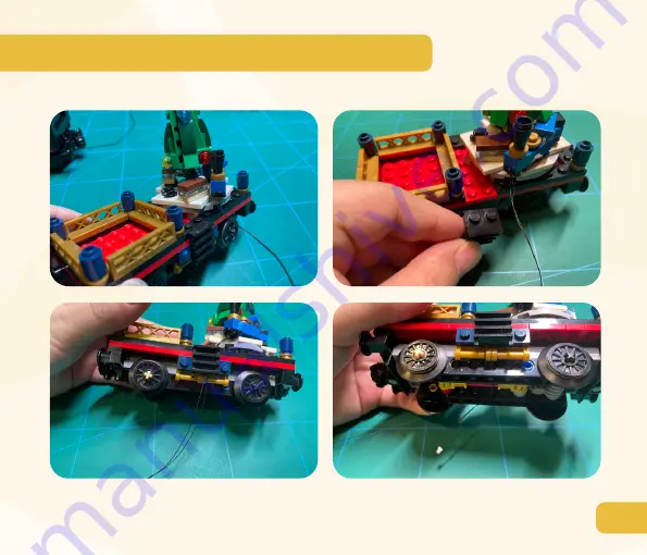 GAME OF BRICKS Winter Holiday Train 10254 Instruction Manual Download Page 19