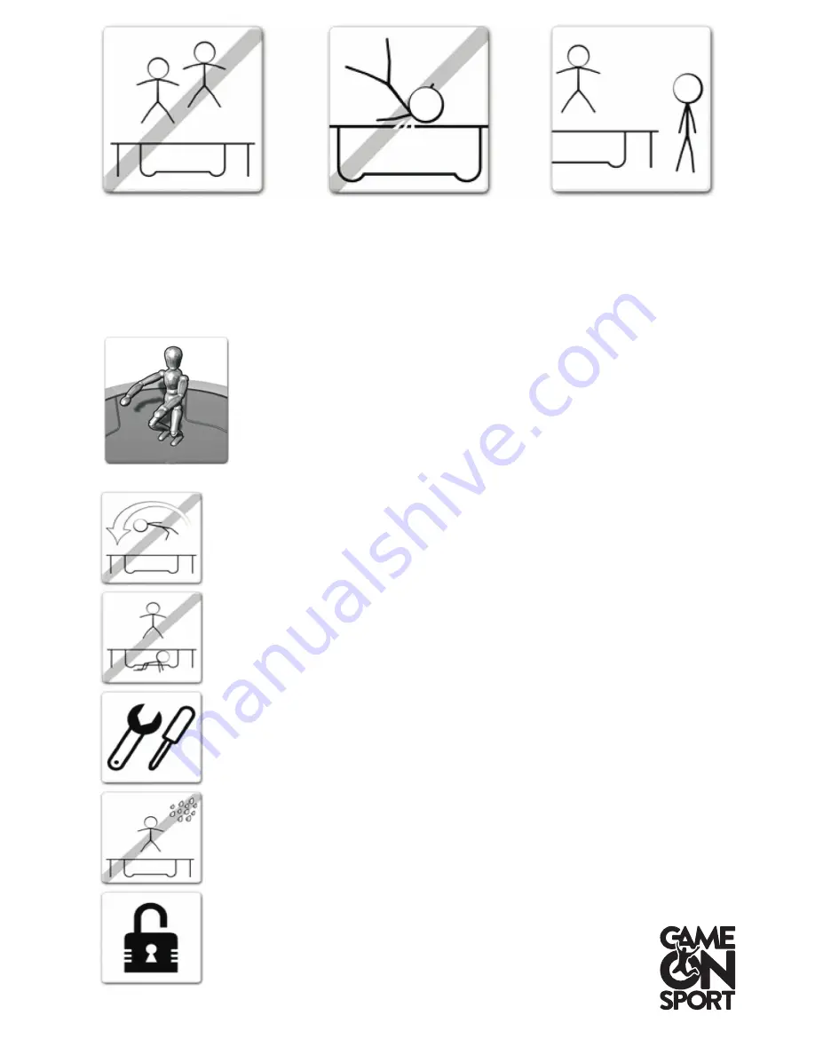 Game On Sport MEGAJUMP User Manual Download Page 3