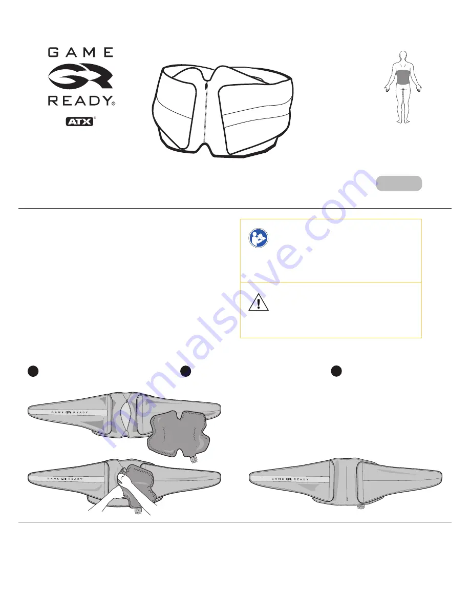 Game ready ATX BACK WRAP Use Manual Download Page 13