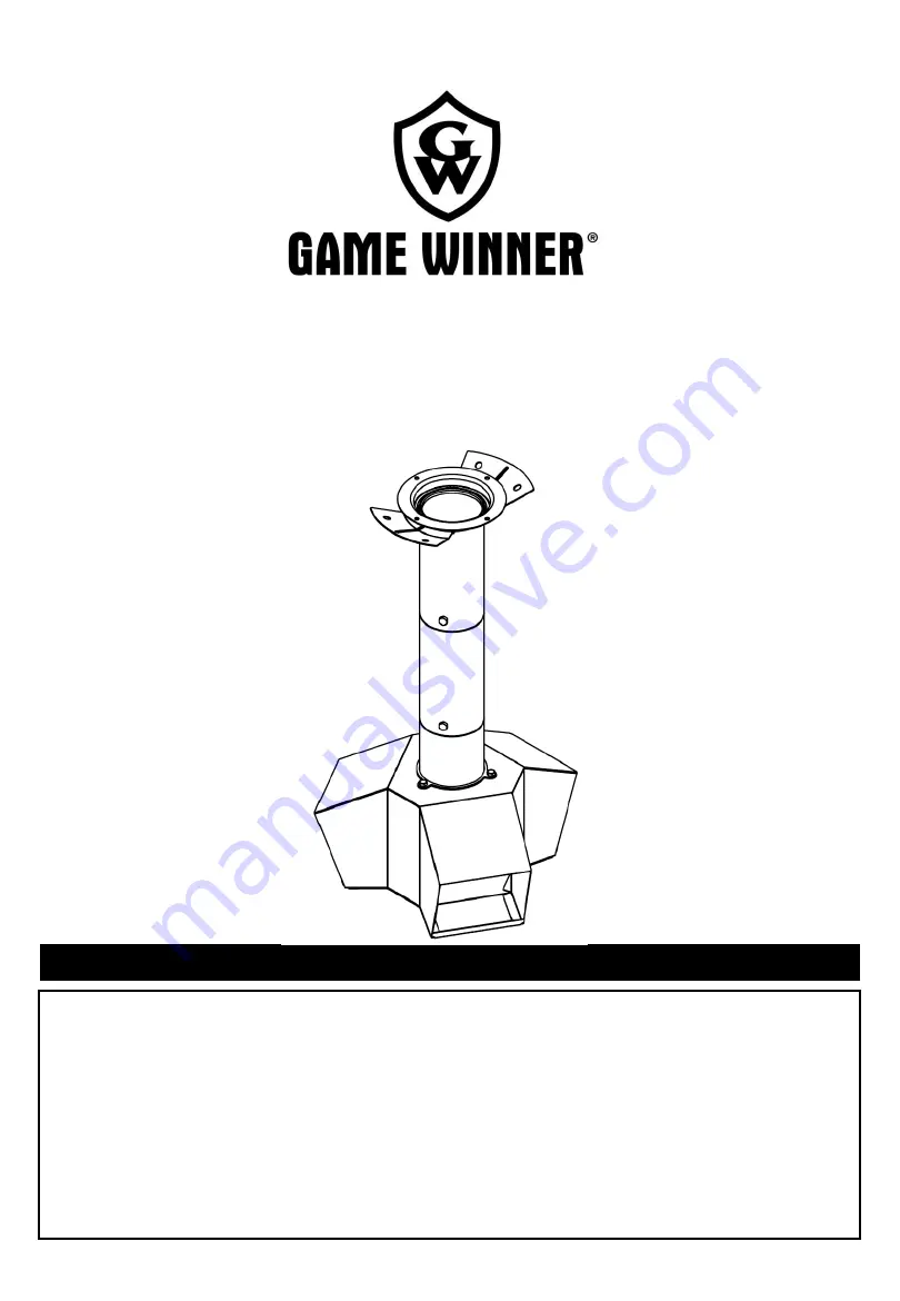 Game Winner FSGWSF1011 Assembly Instructions Manual Download Page 1