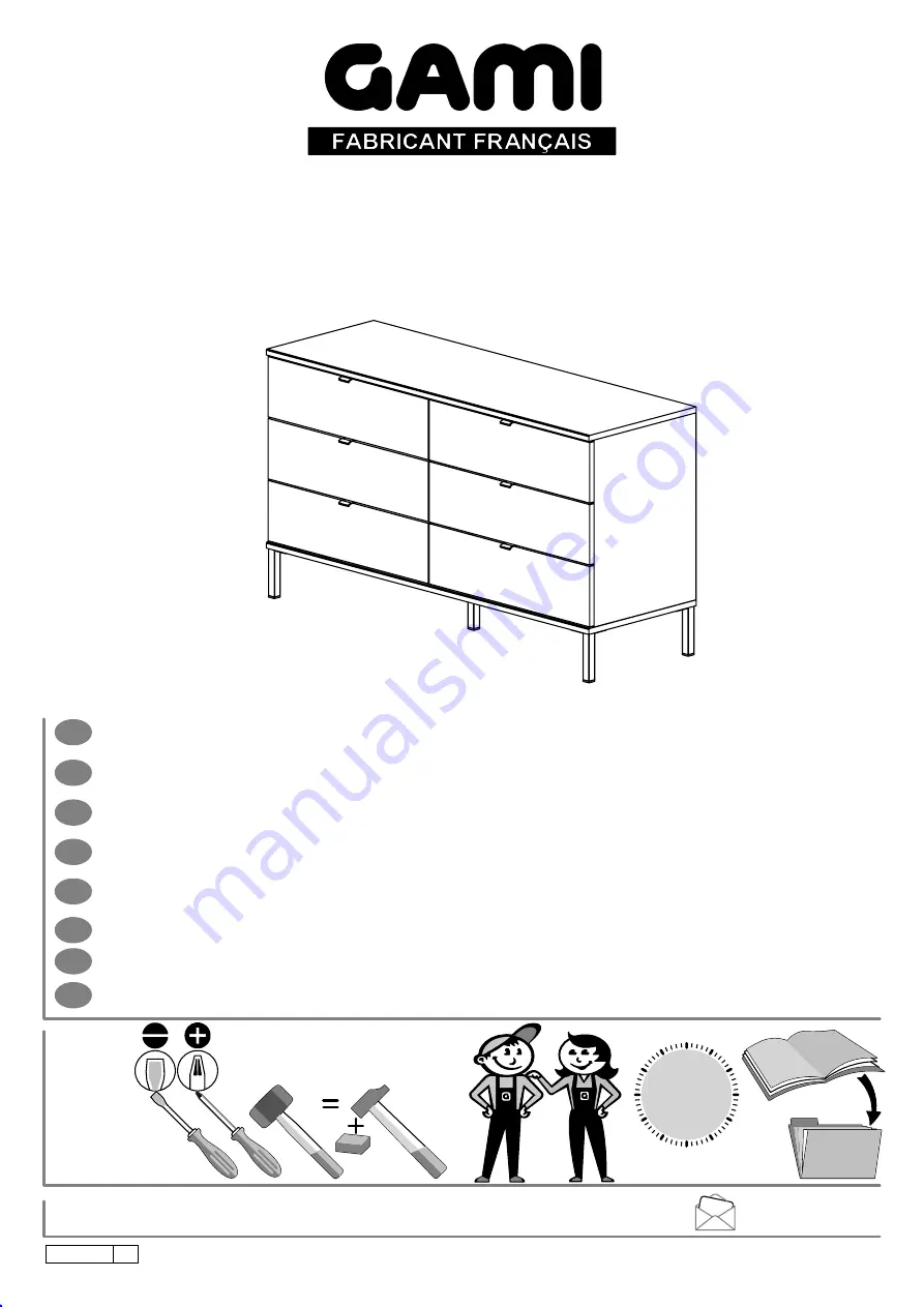 Gami CASTEL H0P Скачать руководство пользователя страница 1