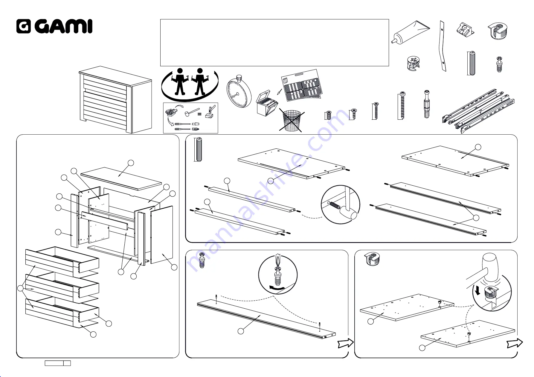 Gami G44-NATURELA Assembly Instructions Download Page 1