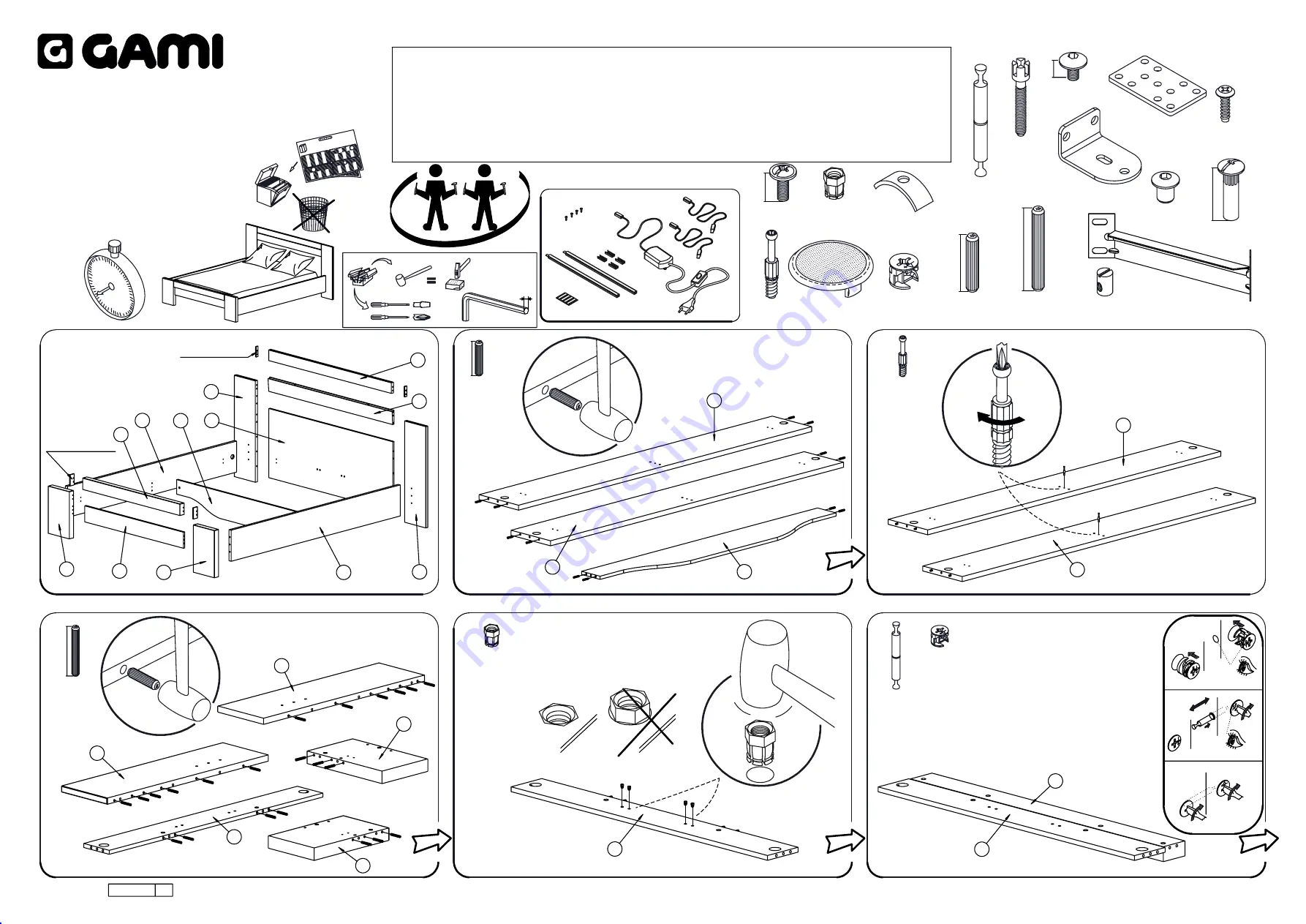 Gami H76-MOKA Assembly Instructions Download Page 1