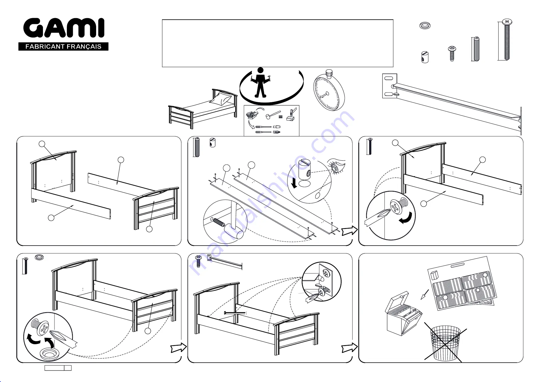 Gami MONTANA G82 Assembly Instructions Download Page 1