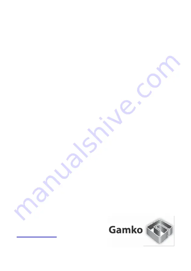 Gamko Noverta GM Series User Manual Download Page 88