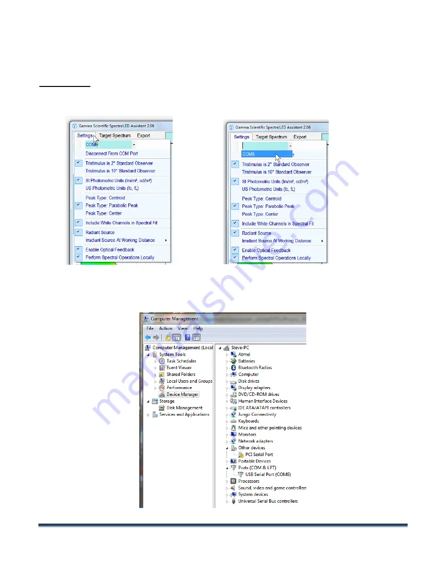 gamma scientific SpectralLED RS-7 User'S Operation Manual Download Page 17