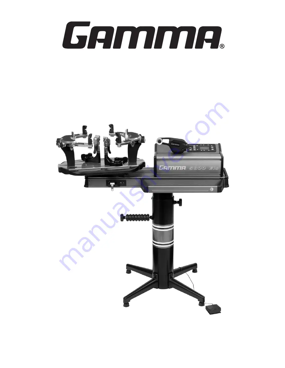 Gamma 5800 Els Owner'S Manual Download Page 1