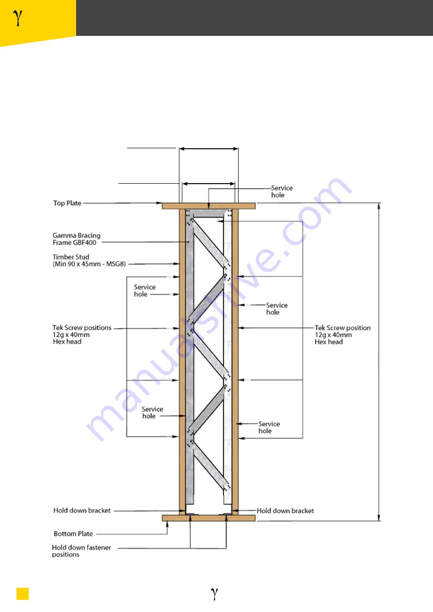 Gamma GBF220 Technical Installation Manual Download Page 20