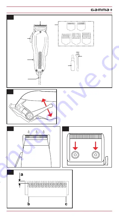 Gamma TAGLIACAPELLI CON CAVO Скачать руководство пользователя страница 3