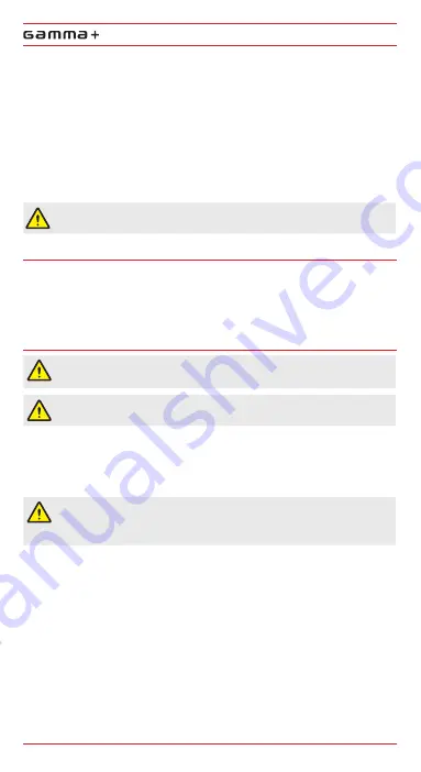 Gamma TAGLIACAPELLI CON CAVO User Manual Download Page 114