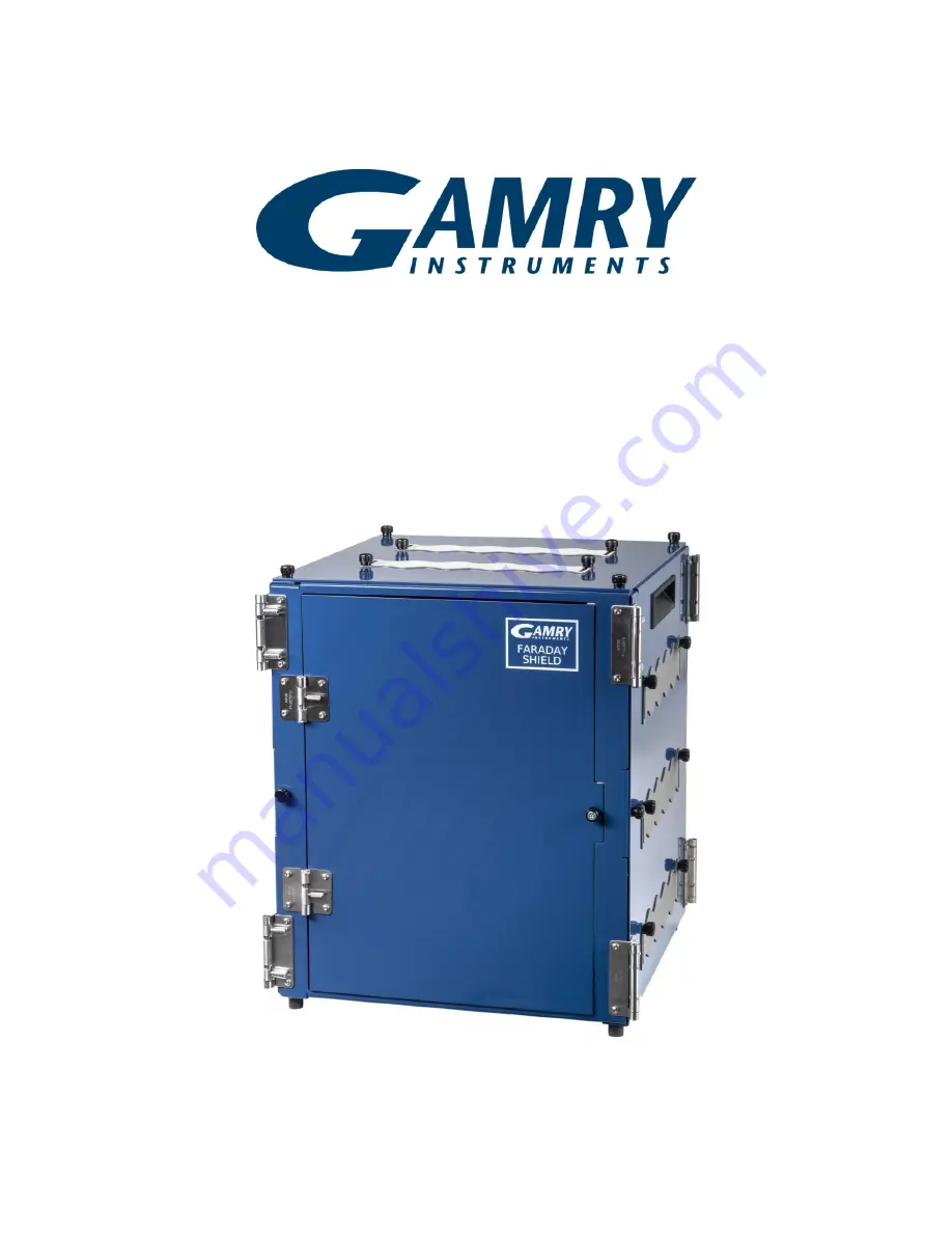 Gamry Instruments Faraday Shield Operator'S Manual Download Page 1