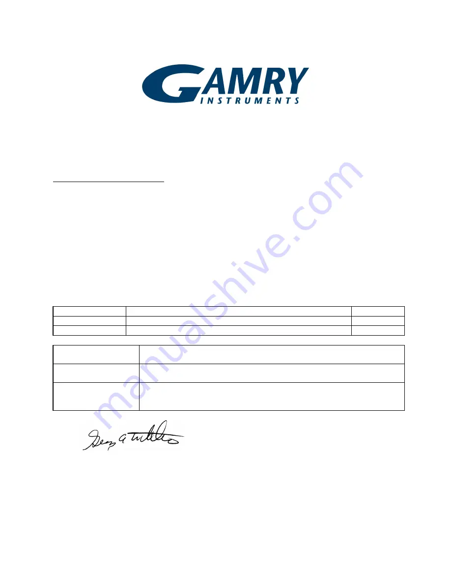 Gamry Instruments Reference 30k Booster Скачать руководство пользователя страница 51