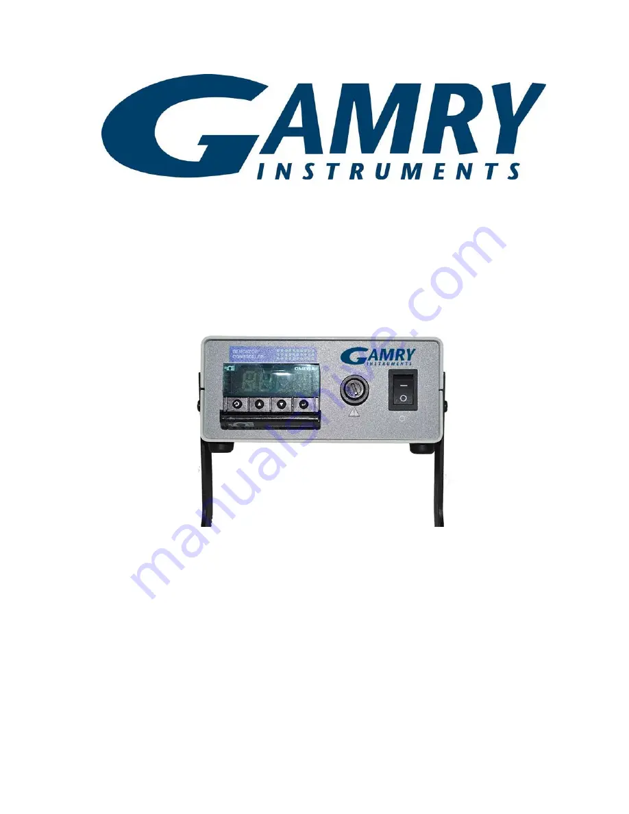 Gamry Instruments TDC4 Operator'S Manual Download Page 1