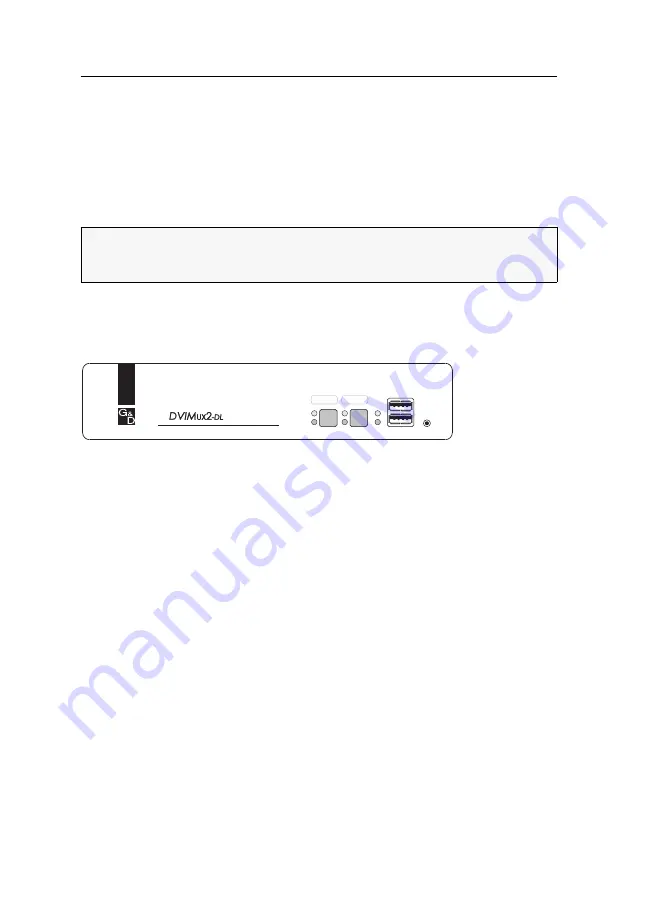 G&D DVIMUX2-DL-PS/2 Installation And Operation Manual Download Page 6