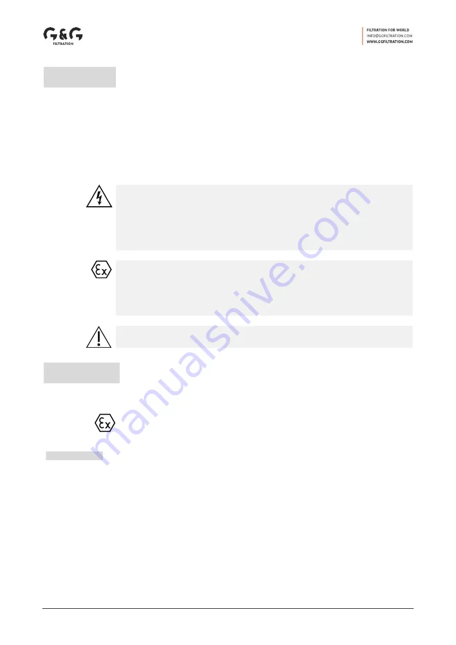 G&G CYGG-080 Instructions For Use Manual Download Page 16