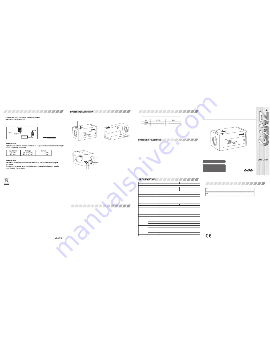 Ganz YCB-08 Instruction Manual Download Page 1