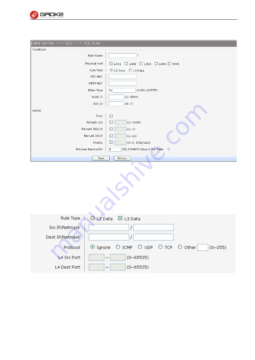 Gaoke BG9008W User Manual Download Page 60