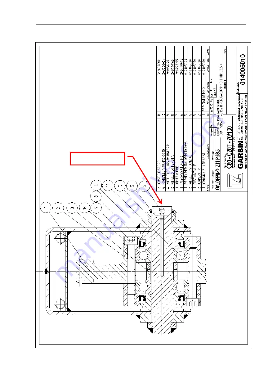 Garbin TZ 70 2009 Use & Maintenance Manual Download Page 65