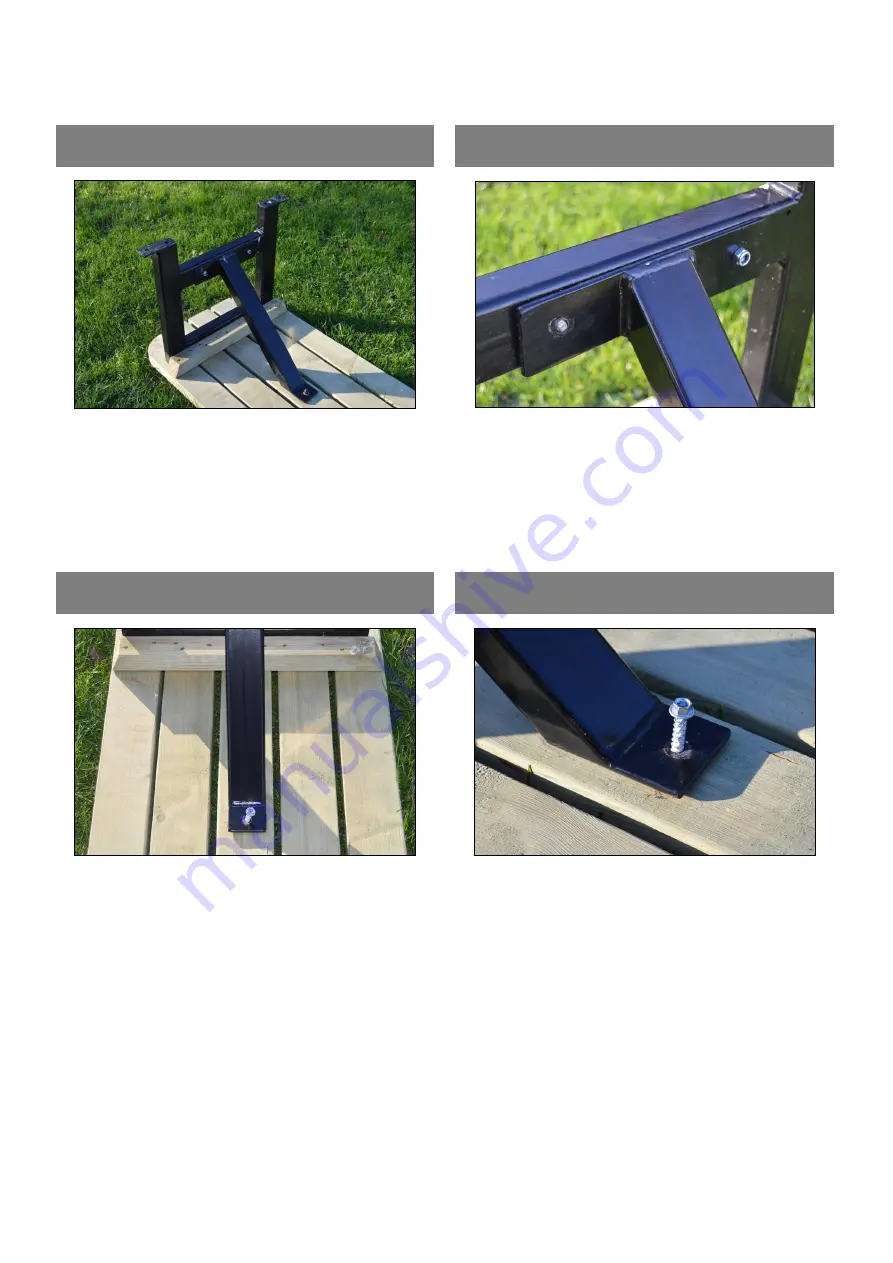 Garden Furniture Direct Keswick bench Assembly Instructions Download Page 3