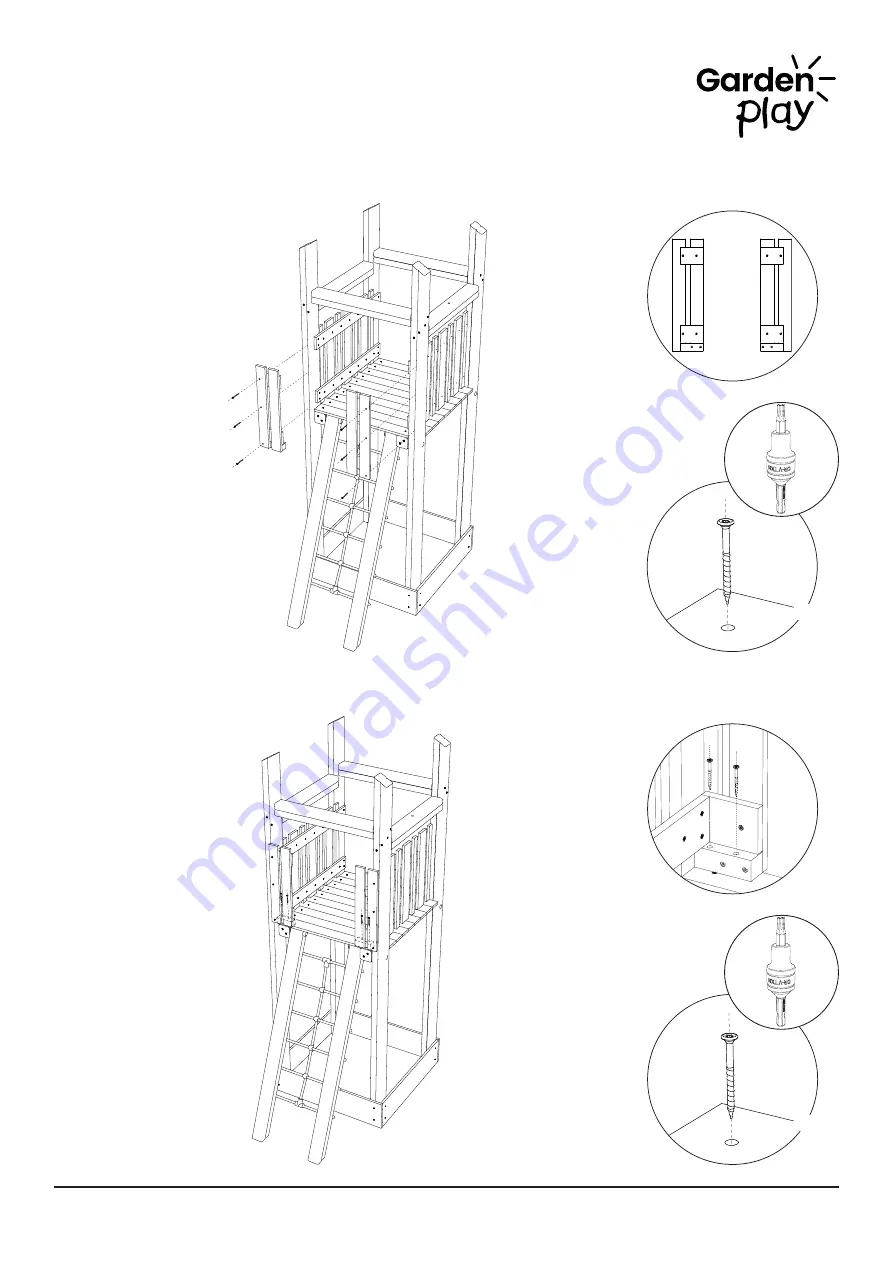 Garden play THE ASH Manual Download Page 17