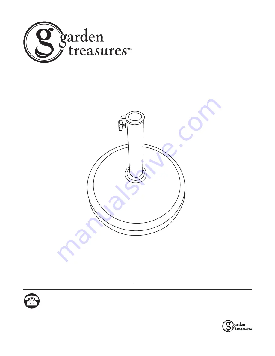 Garden Treasures 0102454 User Manual Download Page 5