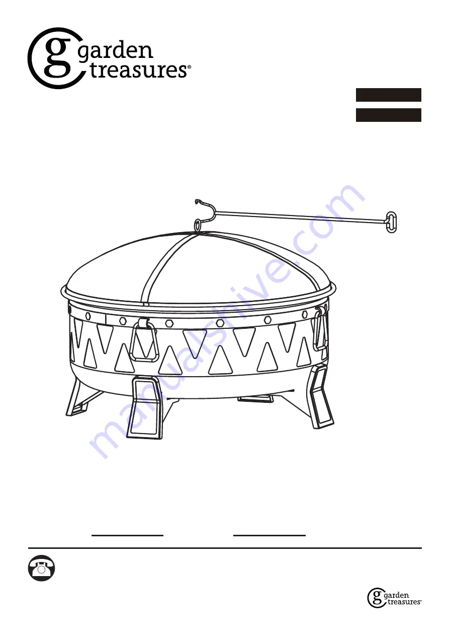 Garden Treasures 0574460 Скачать руководство пользователя страница 1