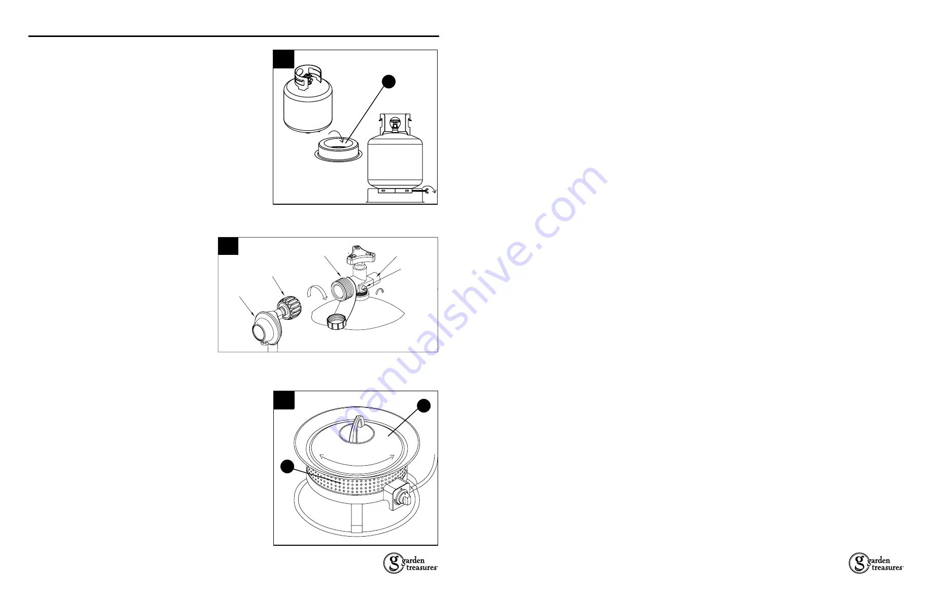 Garden Treasures 67380-D Quick Start Manual Download Page 3