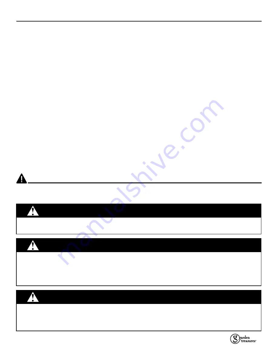 Garden Treasures GAD1435L Instructions Manual Download Page 2