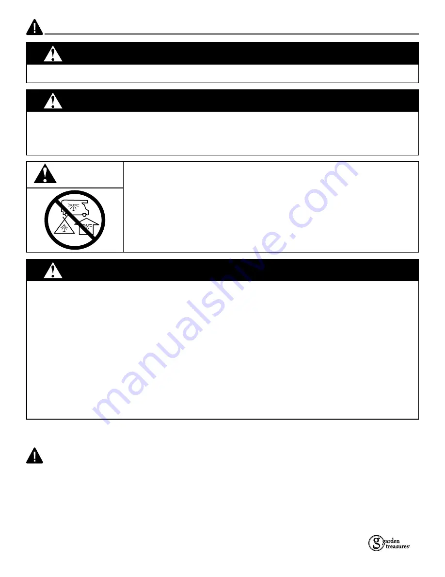 Garden Treasures GAD1435L Instructions Manual Download Page 3