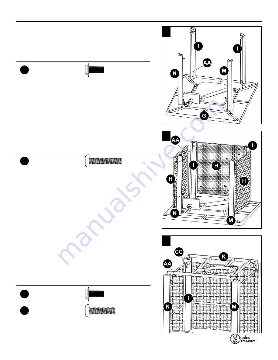 Garden Treasures GAD1435L Instructions Manual Download Page 29