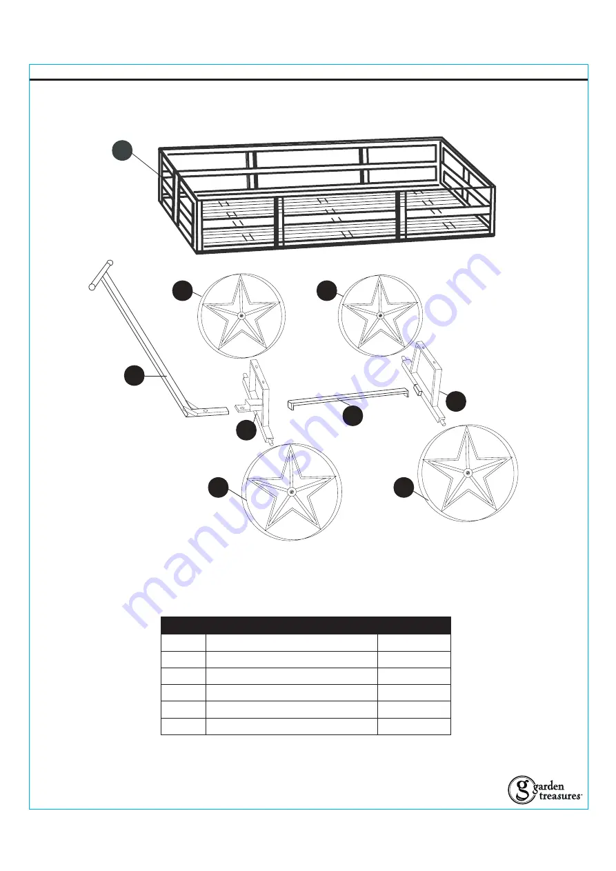 Garden Treasures SD08074 Скачать руководство пользователя страница 7