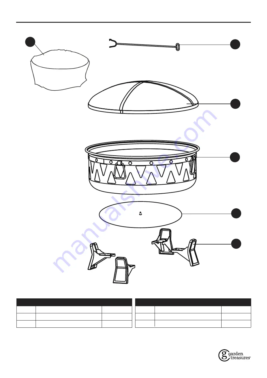 Garden Treasures SRFP11354 Manual Download Page 8