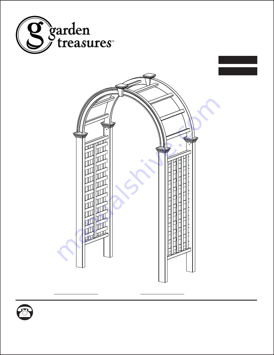 Garden Treasures VA68098 Скачать руководство пользователя страница 1