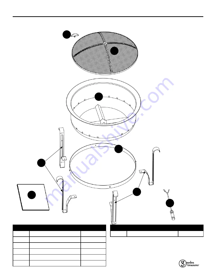 Garden Treasures WAD1450L Instructions Manual Download Page 11