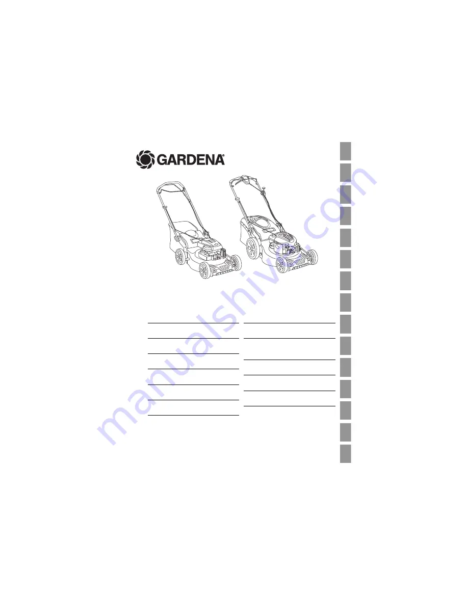 Gardena 46 VD Operating Instructions Manual Download Page 1