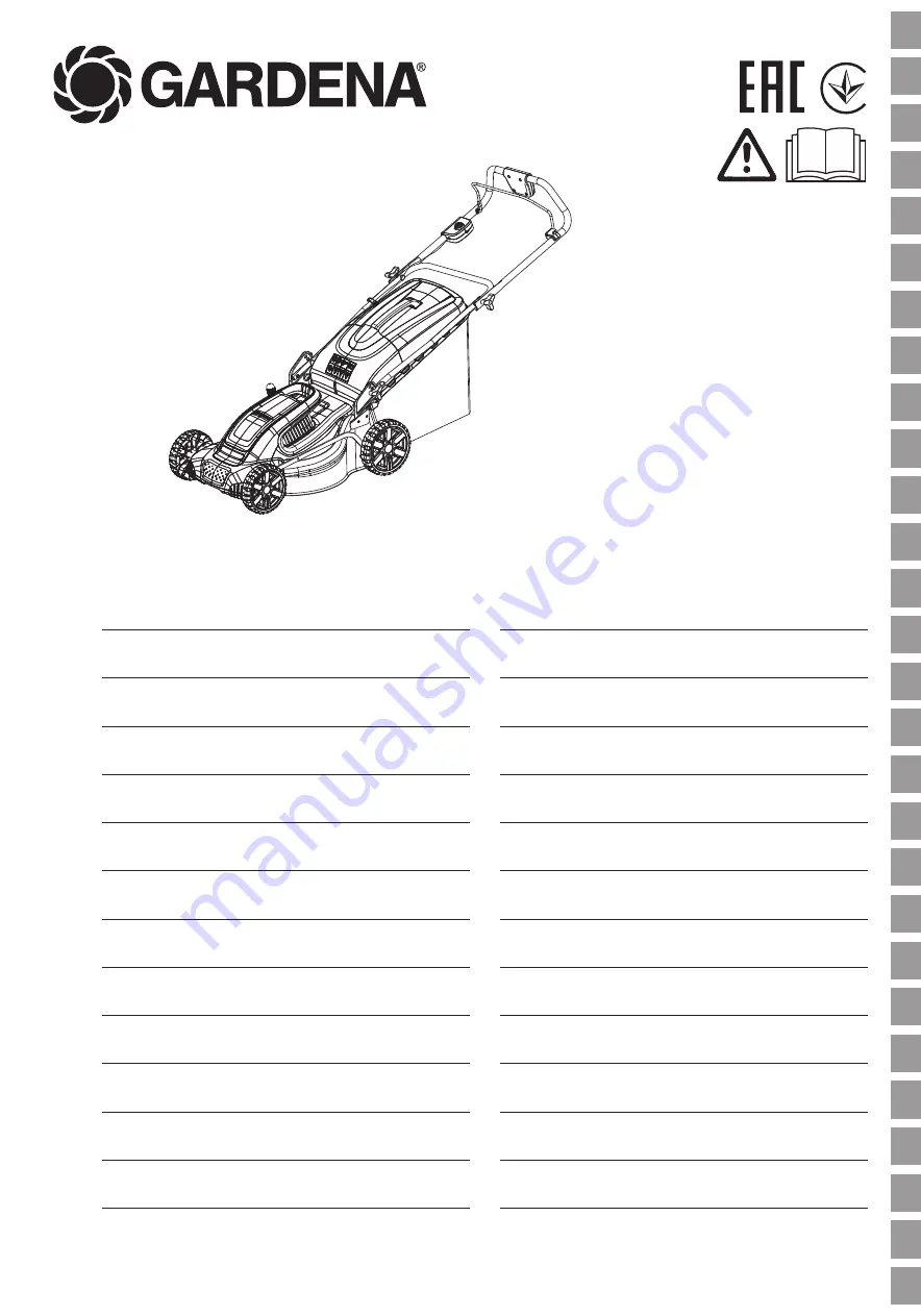 Gardena PowerMax Li-40/41 Operator'S Manual Download Page 1