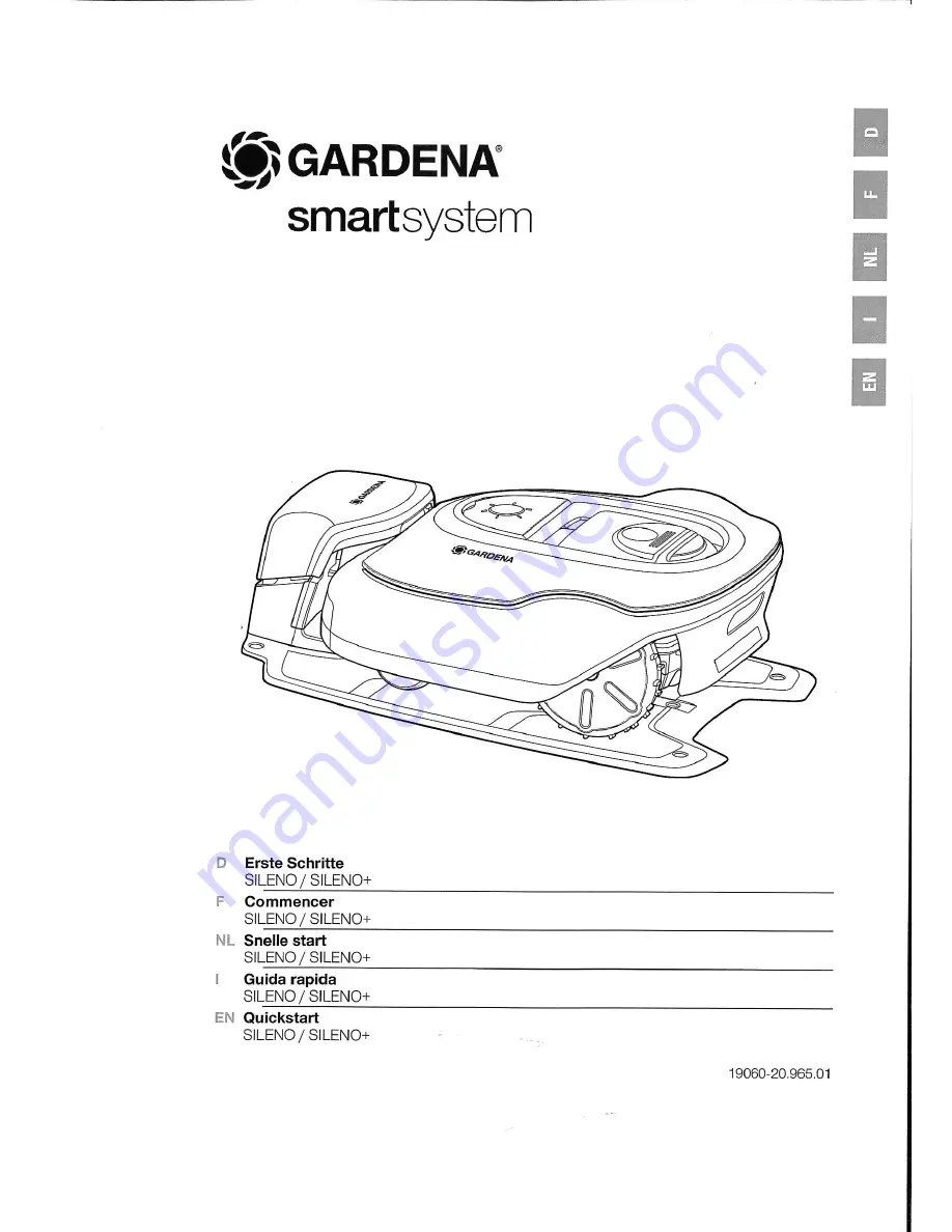 Gardena SILENO Quick Start Download Page 1