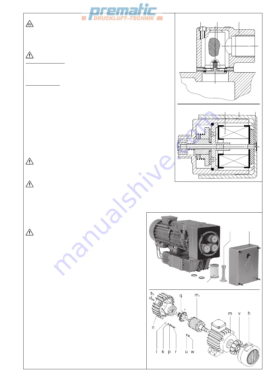 Gardener Denver Elmo Rietschle VFS 201 Operating Instructions Manual Download Page 7