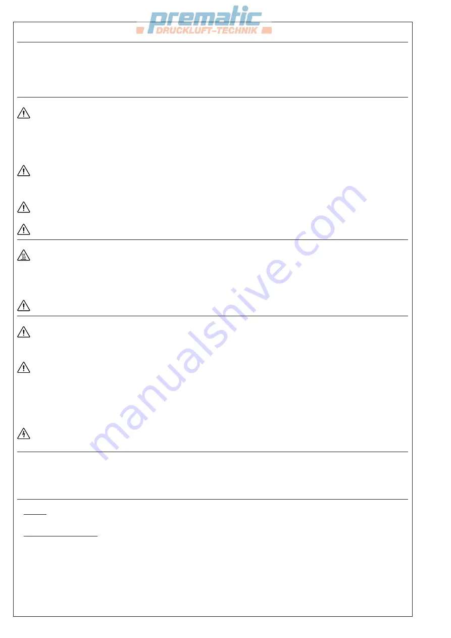 Gardener Denver Elmo Rietschle VFS 201 Operating Instructions Manual Download Page 34