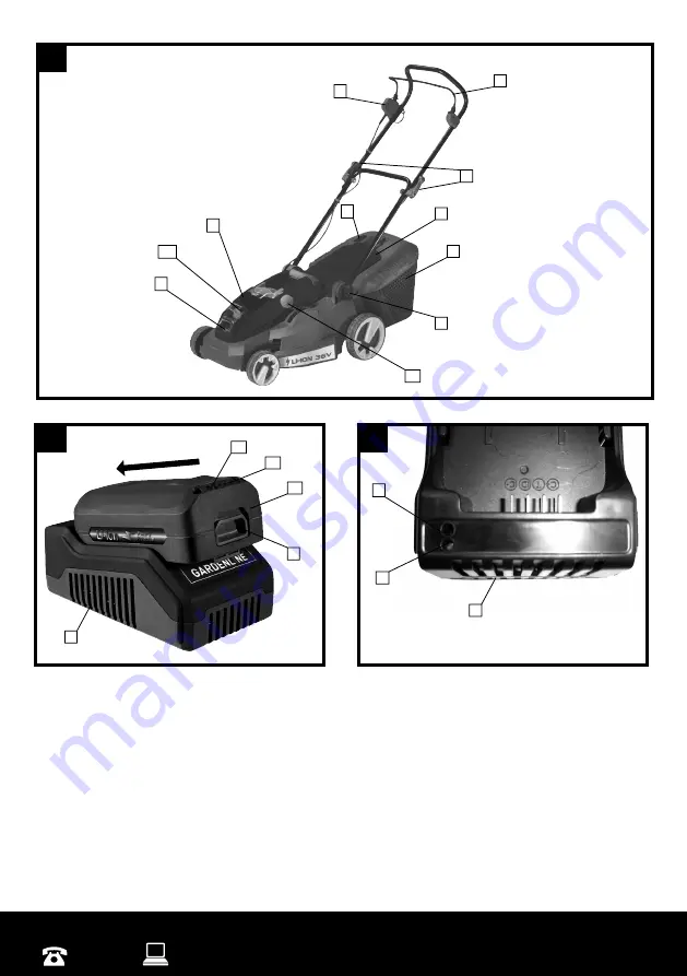 Gardenline GL-CM 36 Li User Manual Download Page 4