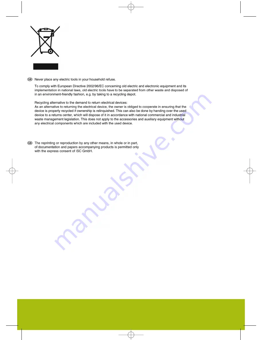 Gardenline GLM1501 Power Manual Download Page 27