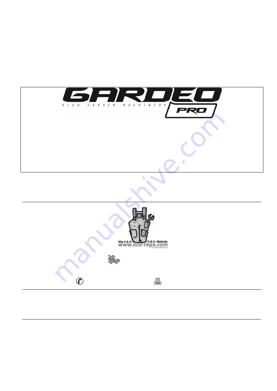 Gardeo GBV2502LW Original Instructions Manual Download Page 43