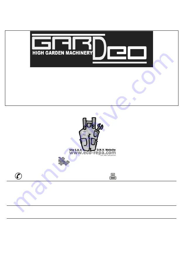 Gardeo GMTDTAC51HP6T-BS625 Manual Download Page 60