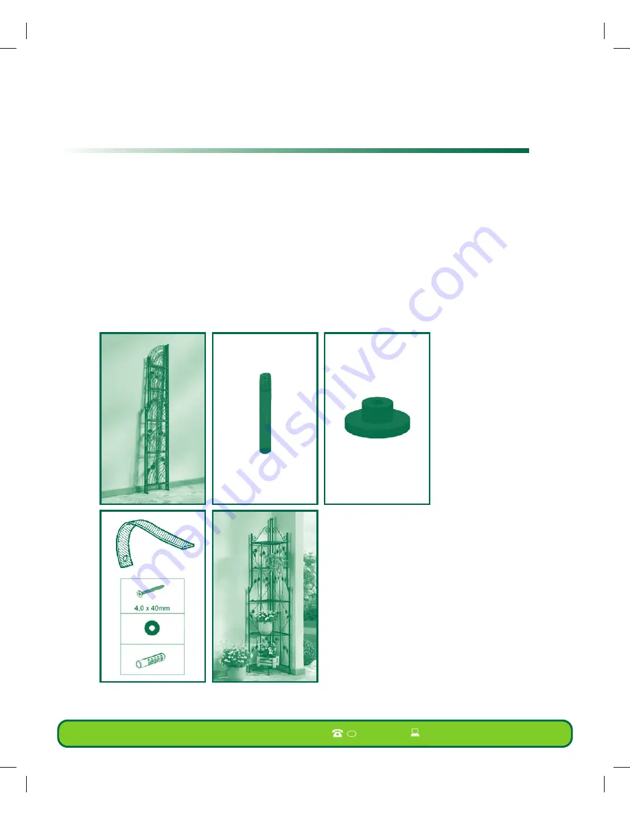 Garderline Corner Garden Shelf User Manual Download Page 12