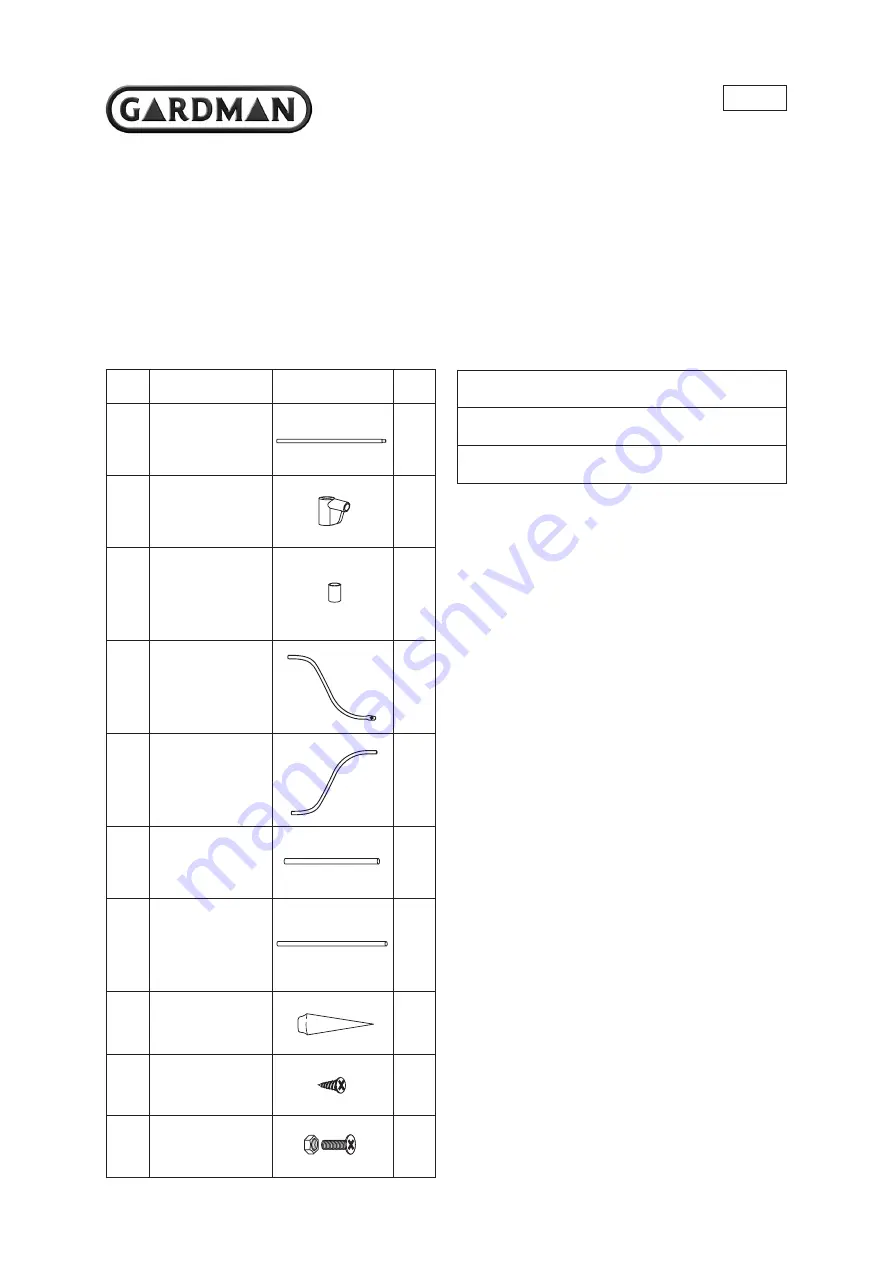 Gardman Gothic Arch 07730 Скачать руководство пользователя страница 1